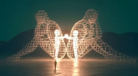 Love - burning man festival - Nevada